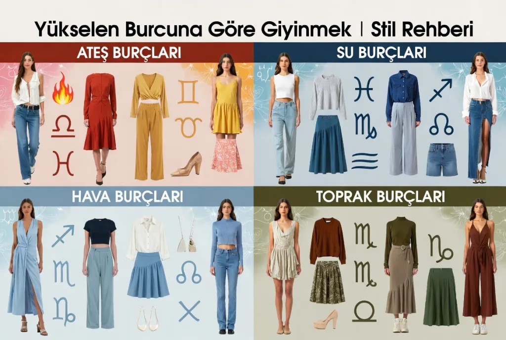 Yükselen Burcuna Göre Giyinmek | Stil Rehberi: Hangi Renkler Enerjinizi Yükseltir?