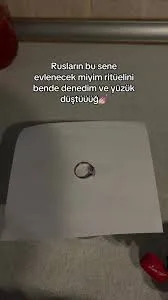 Rus yüzük ritüeli nasıl yapılır? Rusların bu sene evlenecek miyim deneyi